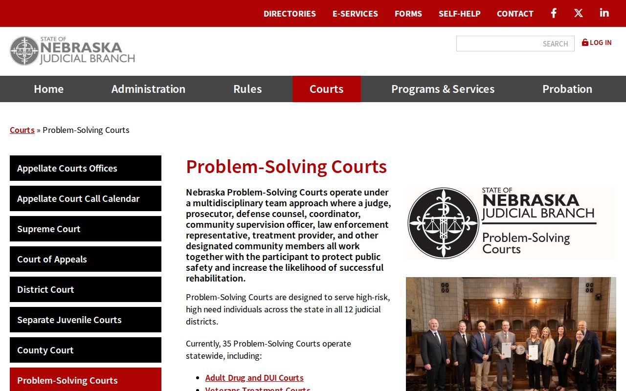 Custer County criminal court problem-solving program